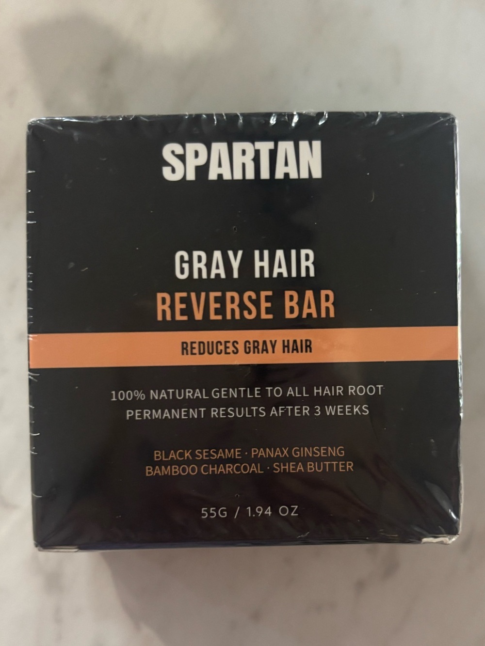 SPARTAN Gray Hair Reverse Bar - NWT